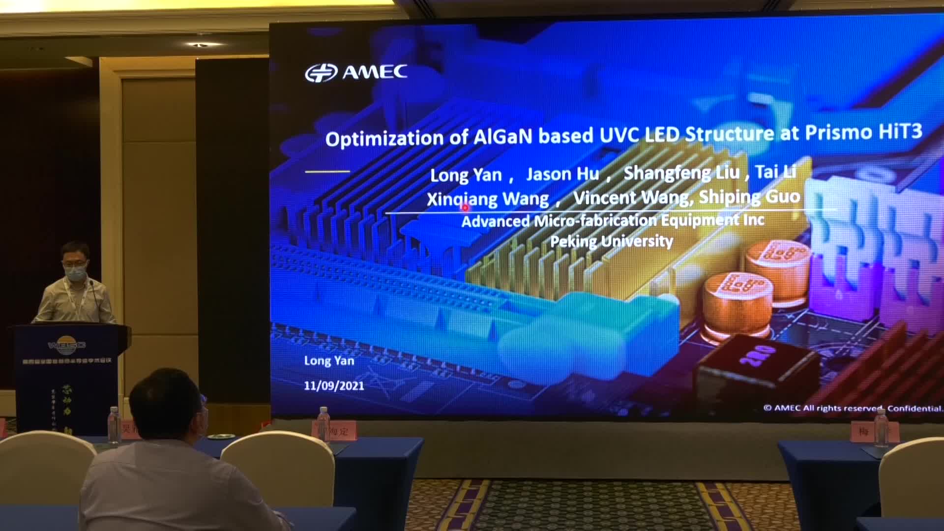 Long Yan: Optimization of AlGaN based UVC LED Structure at Prismo HiT3®